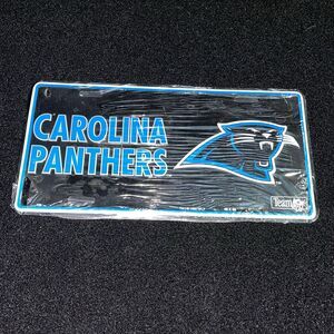 Vintage NOS Sealed 1993 Carolina Panthers NFL License Plate